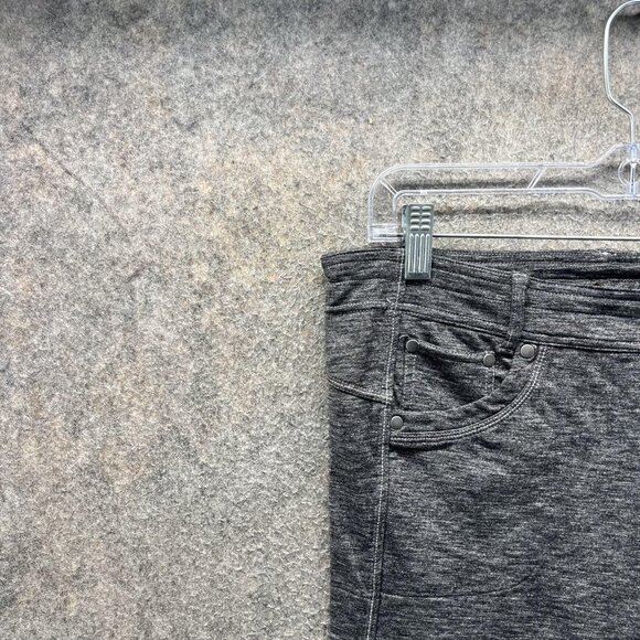 Kuhl Pants Womens 12 Gray Capri Cropped Stretch Nylon Blend Hiking Outdoors - Picture 6 of 10